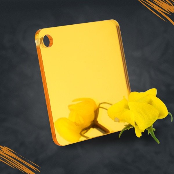 Yellow Cast Acrylic Sheet